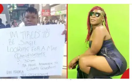 Kenya: Umukobwa yatakambiye abasore  ko ashaka umugabo uzi icyogukora mu buriri no kujya amushyushya mugihe cy'imbeho