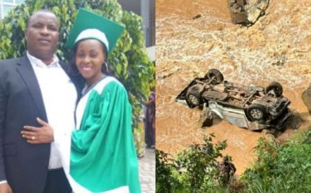 Impanuka y’imodoka yaguye mu mugezi i Gakenke ipfiramo batatu abandi 5 barakomereka