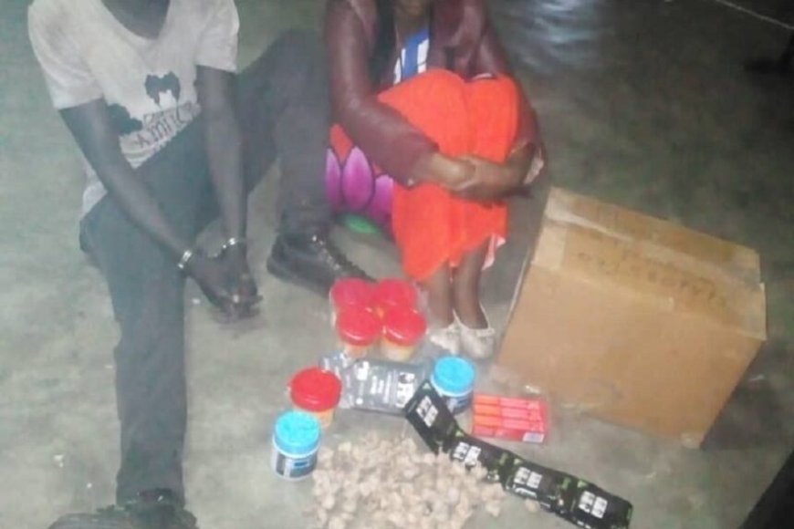 Nyanza: Hafashwe umugore n’umusore bakekwaho gucuruza urumogi