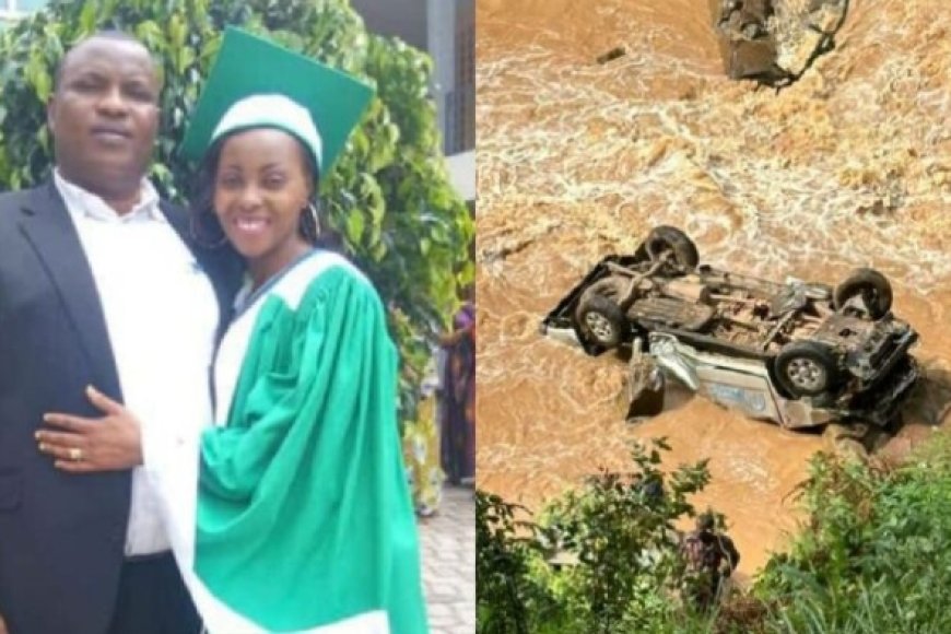 Impanuka y’imodoka yaguye mu mugezi i Gakenke ipfiramo batatu abandi 5 barakomereka