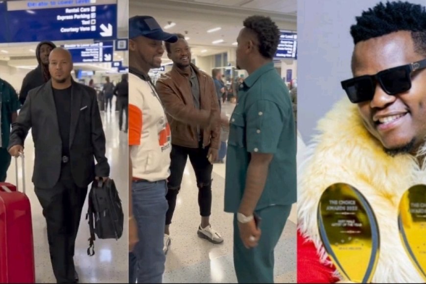 Bruce Melodie  muri America yakiranywe urugwiro anacungirwa umutekano bidasanzwe!