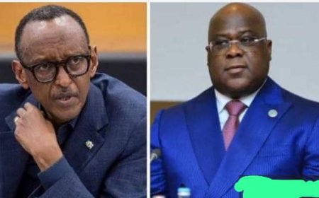 Perezida wa DR Congo Tsisekedi yagereranyije mugenzi we w'u Rwanda na Adolf Hitler