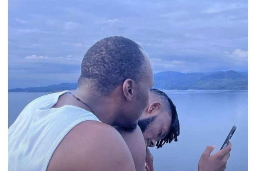 Icyo umukunzi wa Chris Eazy yavuze ku mafoto ateruwe n’undi mugabo aherutse gushyira hanze, (AMAFOTO)