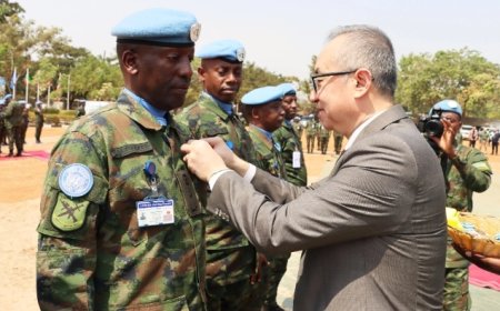 Sudani y’Epfo: Ingabo z’u Rwanda ziri mu butumwa zambitswe imidari y’ishimwe