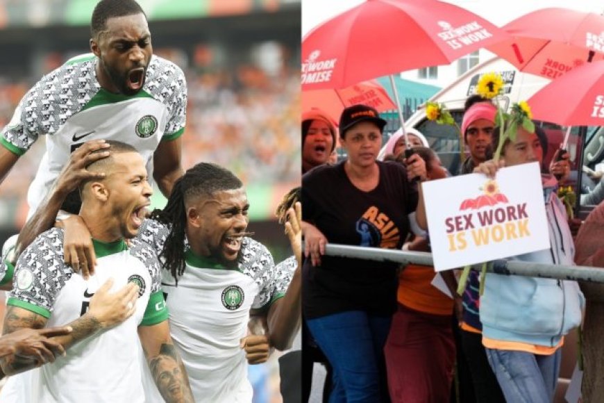 Byari ibyishimo kubagifite akabaraga rwose , Indaya zatangiye ubuntu zishimira insinzi ya super eagles