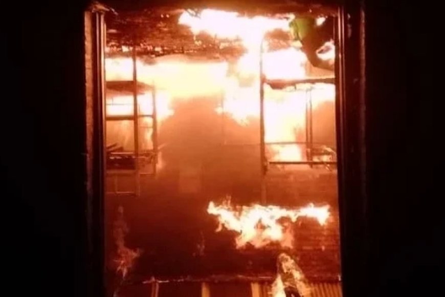 Inkongi y’umuriro yibasiye mu ishuri rya Gahima AGAPE, riherereye mu Murenge wa Kibungo Akarere ka Ngoma