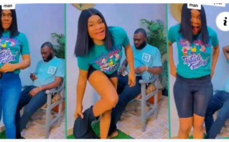 Umusore yaguye igihumure nyuma yuko umukobwa bakundana yategetswe gukuramo ikibuno cya Feke imbere