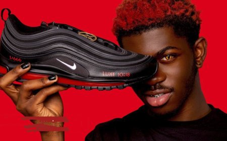 Inkweto iteye ubwoba kwisi "Ibyihariye Wamenya Ku Nkweto Yuzuye Ibirango Bya Satani Yakozwe N’uruganda Rwa Nike, Ikagurwa Na Lil NAS X"