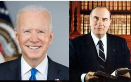 Biden ’yavuze ko aherutse guhura na François Mitterrand’ umaze imyaka 28 yarapfuye