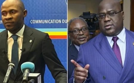 Nyuma na nyuma Patrick Muyaya yatangaje aho gahunda ya Tshisekedi yo gutera u Rwanda igeze