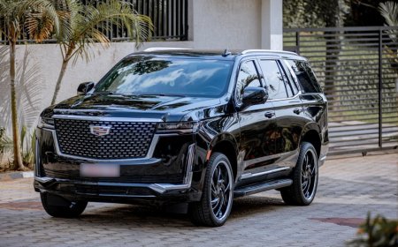 Imiterere y'imodoka yakasamutwe ya ‘Cadillac Escalade’ iri mu Rwanda (Amafoto)