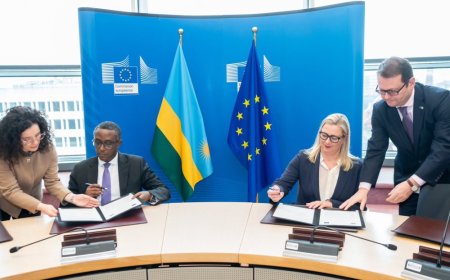 RDC yijunditse EU iyihora amasezerano yasinyanye n’u Rwanda