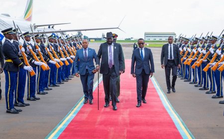 Perezida Salva Kiir wa Sudan y’Epfo yageze mu Rwanda