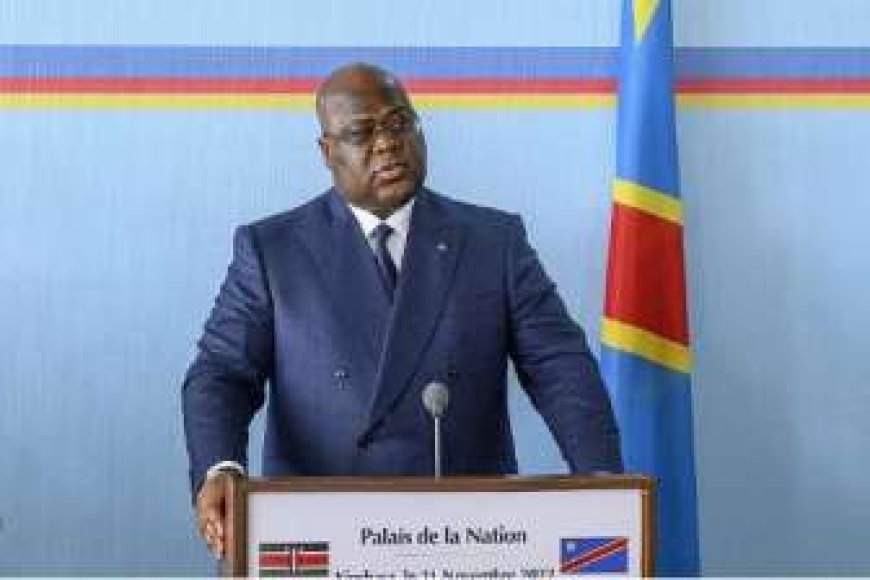 Perezida Tshisekedi yatumije inama y'abaminisitiri igitaraganya nyuma yuko igisasu karabutaka kiguye mu mujyi wa Goma