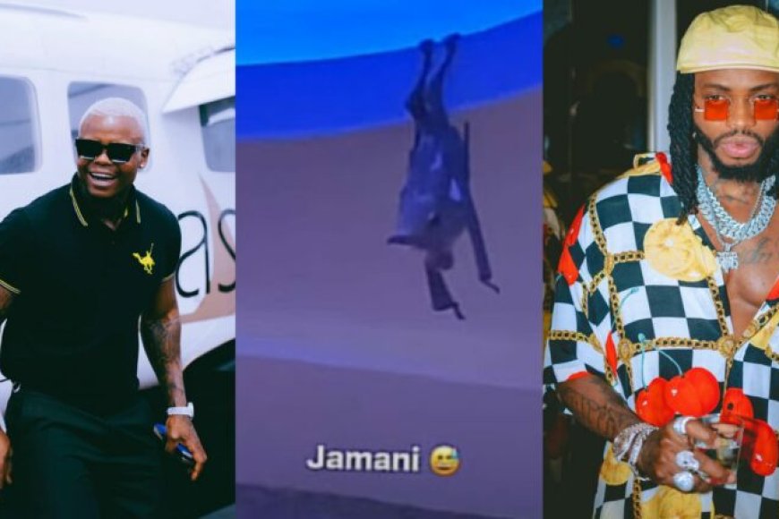 Habuze gato ngo Diamond Platnumz apfe nyuma yuko Harmonize yohereje agacurama kamarozi munzu ye