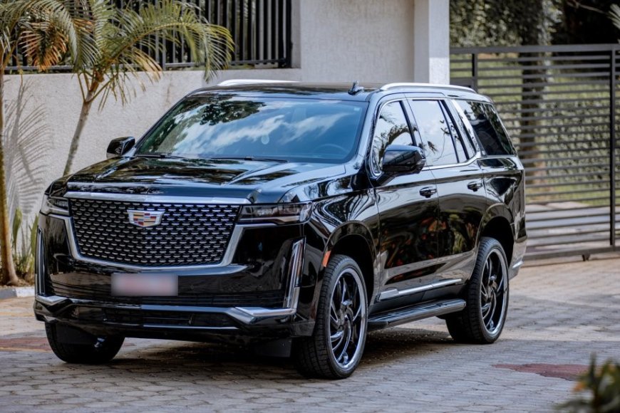 Imiterere y'imodoka yakasamutwe ya ‘Cadillac Escalade’ iri mu Rwanda (Amafoto)
