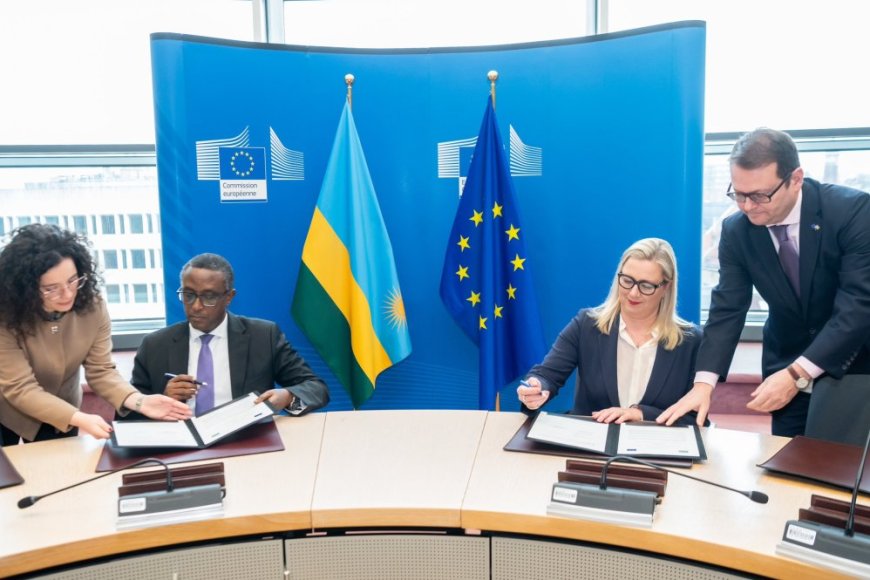 RDC yijunditse EU iyihora amasezerano yasinyanye n’u Rwanda