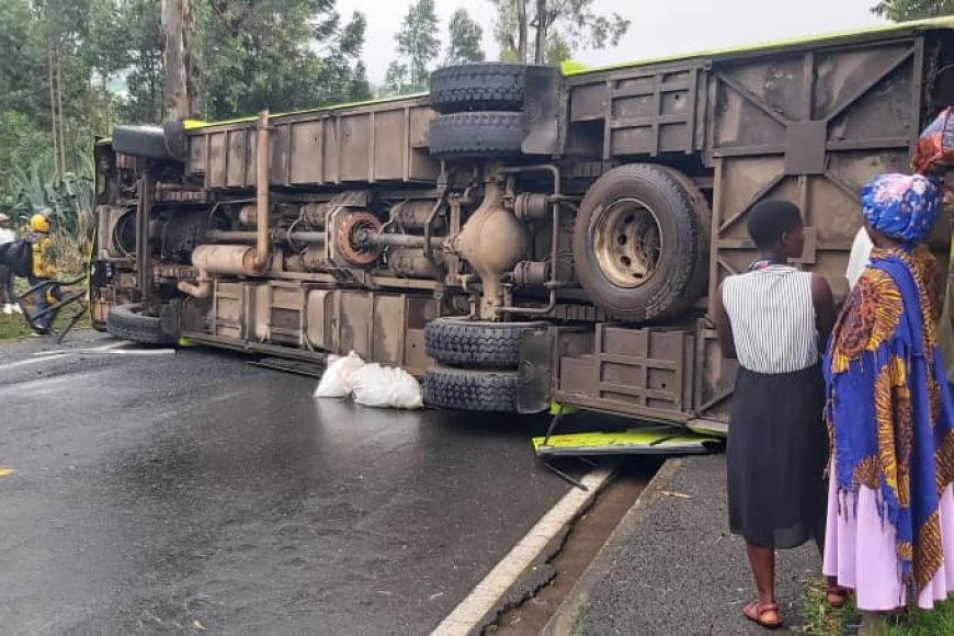 Kamonyi: Impanuka ikomeye ikozwe na LITCO ifunga umuhanda