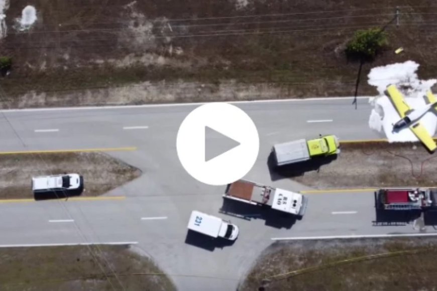 Abaturage baribari mu muhanda byabateye ubwoba nyuma yuko umupilote yaparitse indege mu muhanda usanzwe nyuma yo kugirira ikibazo mu kirere