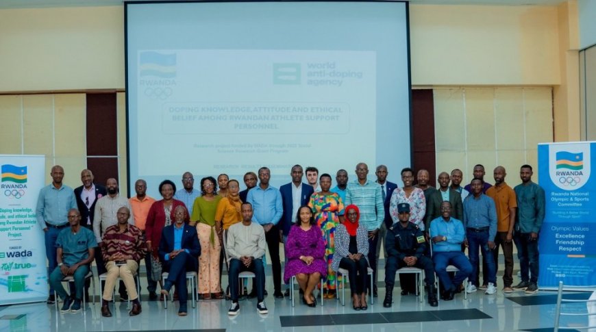 Hamuritswe ibyavuye mu bushakashatsi ku ikoreshwa ry’ibiterambaraga bitemewe muri siporo Nyarwanda (AMAFOTO)