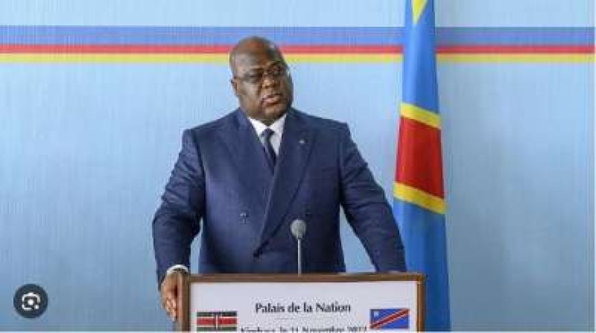 Perezida Tshisekedi yatumije inama y'abaminisitiri igitaraganya nyuma yuko igisasu karabutaka kiguye mu mujyi wa Goma