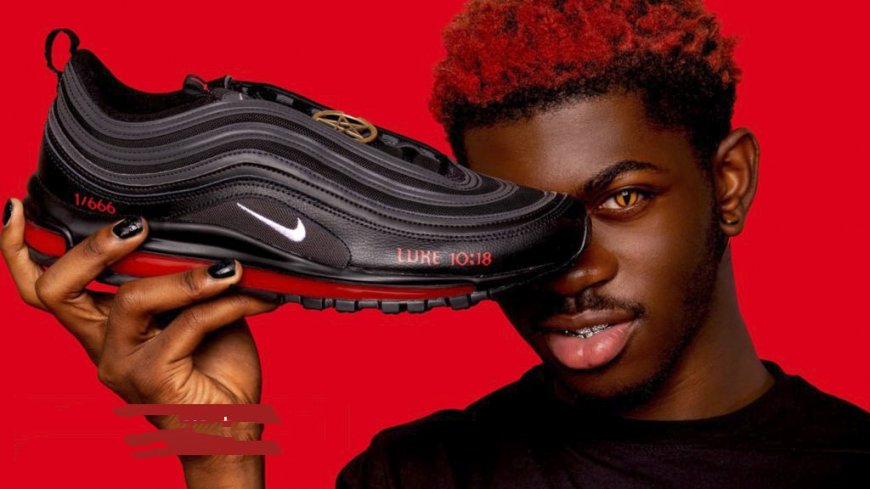 Inkweto iteye ubwoba kwisi "Ibyihariye Wamenya Ku Nkweto Yuzuye Ibirango Bya Satani Yakozwe N’uruganda Rwa Nike, Ikagurwa Na Lil NAS X"