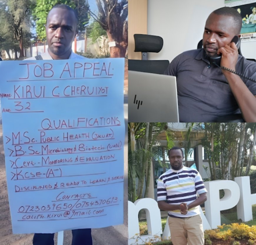 Bisaba gushirika ubute ndakurahiye! Umugabo warumaze iminsi ku mihanda afite ibyapa bisaba akazi yabigezeho abona akazi keza[AMAFOTO]