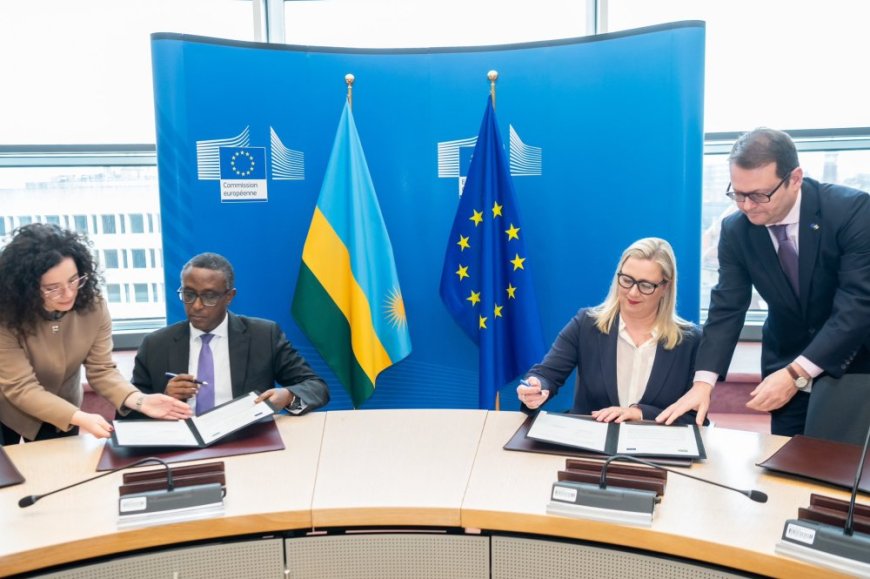 RDC yijunditse EU iyihora amasezerano yasinyanye n’u Rwanda