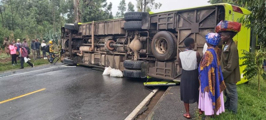 Kamonyi: Impanuka ikomeye ikozwe na LITCO ifunga umuhanda