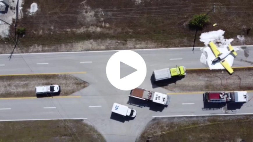 Abaturage baribari mu muhanda byabateye ubwoba nyuma yuko umupilote yaparitse indege mu muhanda usanzwe nyuma yo kugirira ikibazo mu kirere