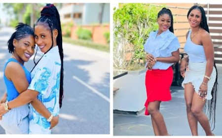 Abagore babiri bashakanye n’umugabo umwe bahishuye uko babanye nk’impanga