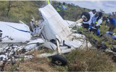 Kenya: Abantu babiri bitabye Imana bazize impanuka y'indege zagonganiye mu kirere zigashanyagurika