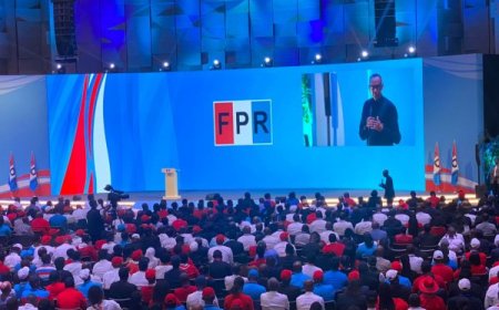 Perezida Kagame usanzwe ari Chairman w’Umuryango FPR Inkotanyi, yatowe nk’umukandida mu matora y’Umukuru w’Igihugu ataha