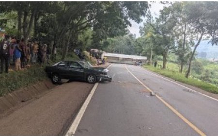 Impanuka ikomeye ibereye mu muhanda wa Kigali-Rwamagana none wafunze, Reba amafoto