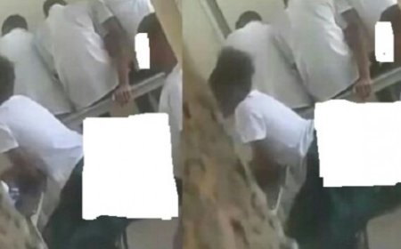 Umwarimu yaguye gitumo umunyeshuri arikurya umwana w'umukobwa akinyuma mu ishuri