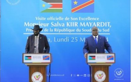Perezida Salva Kiir na Tshisekedi bahaye umurongo ikibazo cy'u Rwanda na Repubulika Iharanira Demokarasi ya Congo