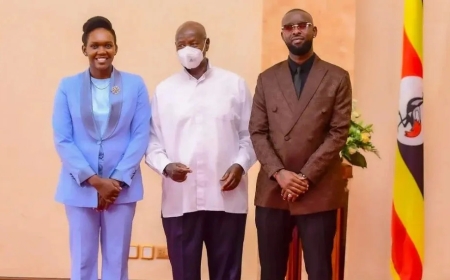 Umuhanzi Eddy Kenzo yatanze umucyo ku by’urukundo avugwaho na Minisitiri yaherekeje mu irahira