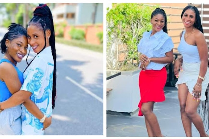 Abagore babiri bashakanye n’umugabo umwe bahishuye uko babanye nk’impanga