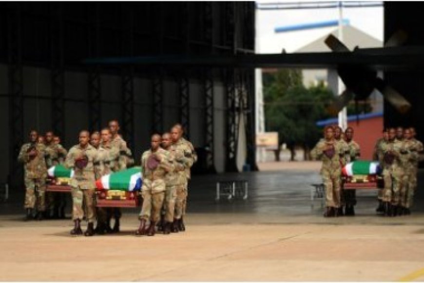 Intambara yo muri Congo ikomeje gutuma Ingabo za Afurika y’Epfo zicishwamo ijisho