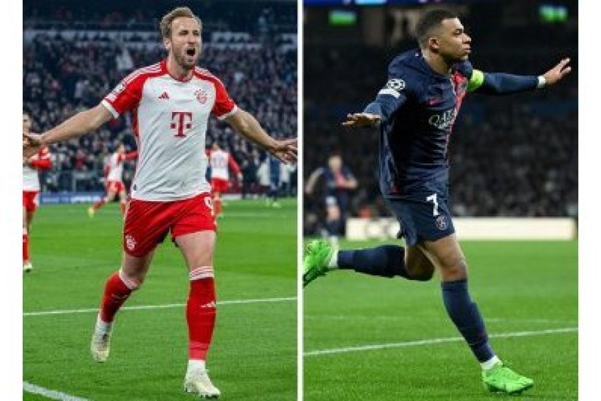 UEFA Champions League: Mbappé na Kane bagejeje PSG na Bayern Munich muri ¼