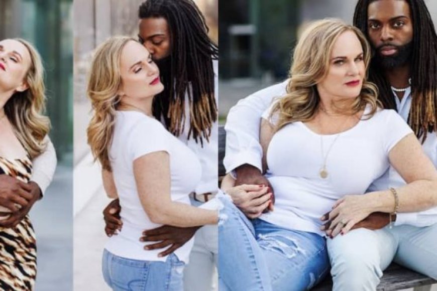 Umugore ukuze yavuze ko yumva ameze ’nk’uwatsinze tombora’ nyuma yo gushyingiranwa n’umugabo arusha imyaka 21-(REBA AMAFOTO)