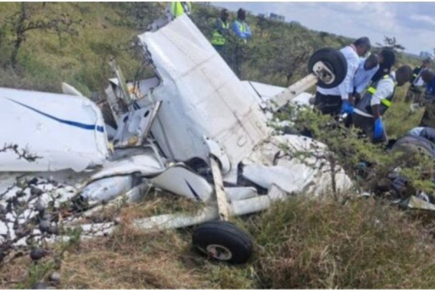 Kenya: Abantu babiri bitabye Imana bazize impanuka y'indege zagonganiye mu kirere zigashanyagurika