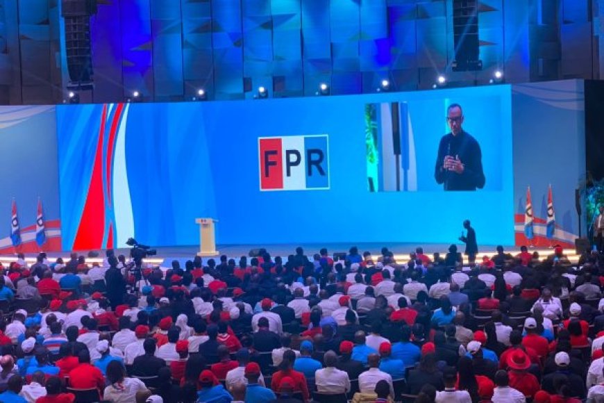 Perezida Kagame usanzwe ari Chairman w’Umuryango FPR Inkotanyi, yatowe nk’umukandida mu matora y’Umukuru w’Igihugu ataha