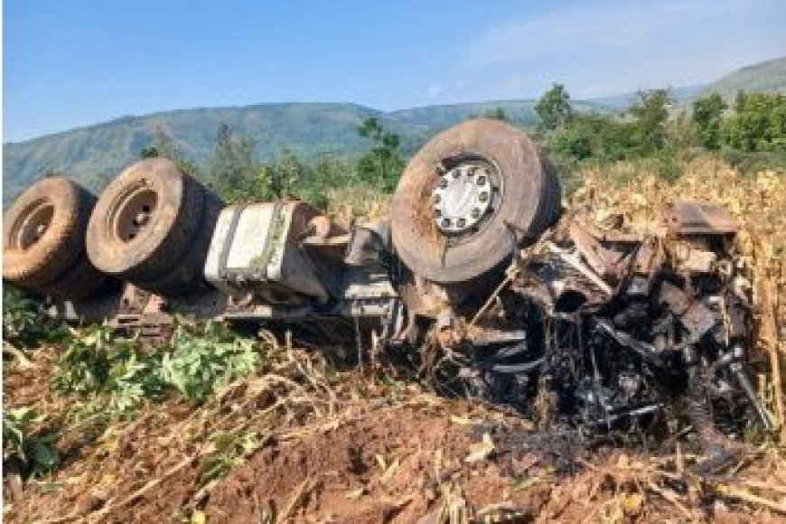 Kirehe: Ikamyo yagonze moto mu buryo bukomeye umwe ahasiga ubuzima