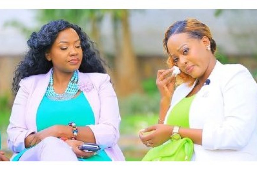 Imyidagaduro: Aline Gahongayire yasutse amarira yibutse ibihe yagiranye na Tonzi ubwo yari agiye kwibaruka