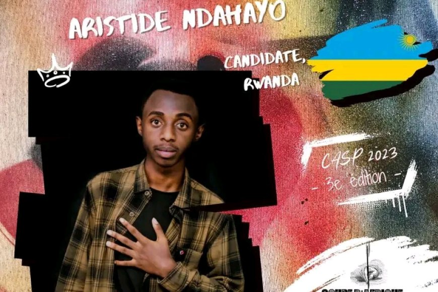 Umusizi Aristide Ndahayo ugiye kwitabira iserukiramuco rikomeye muri Gabon yahaye ubutumwa bukomeye abasizi bagenzi be