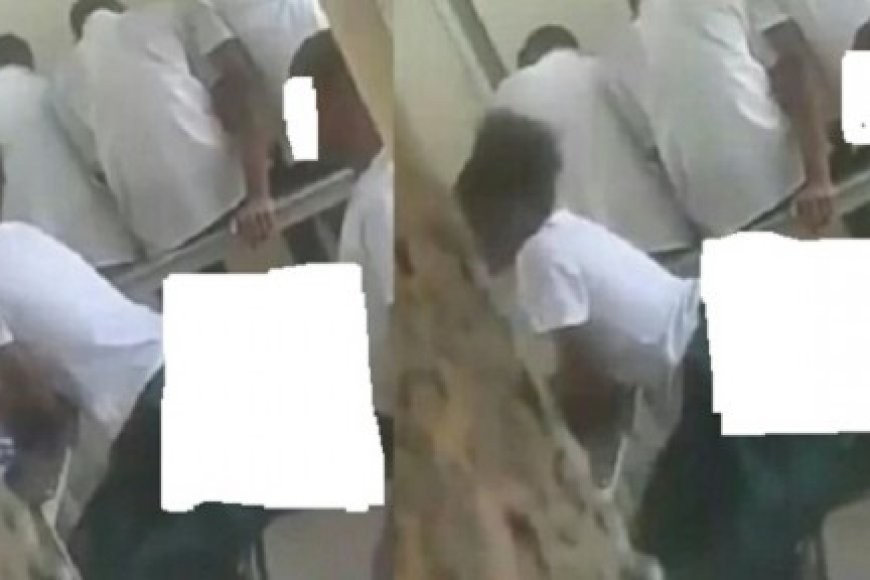 Umwarimu yaguye gitumo umunyeshuri arikurya umwana w'umukobwa akinyuma mu ishuri