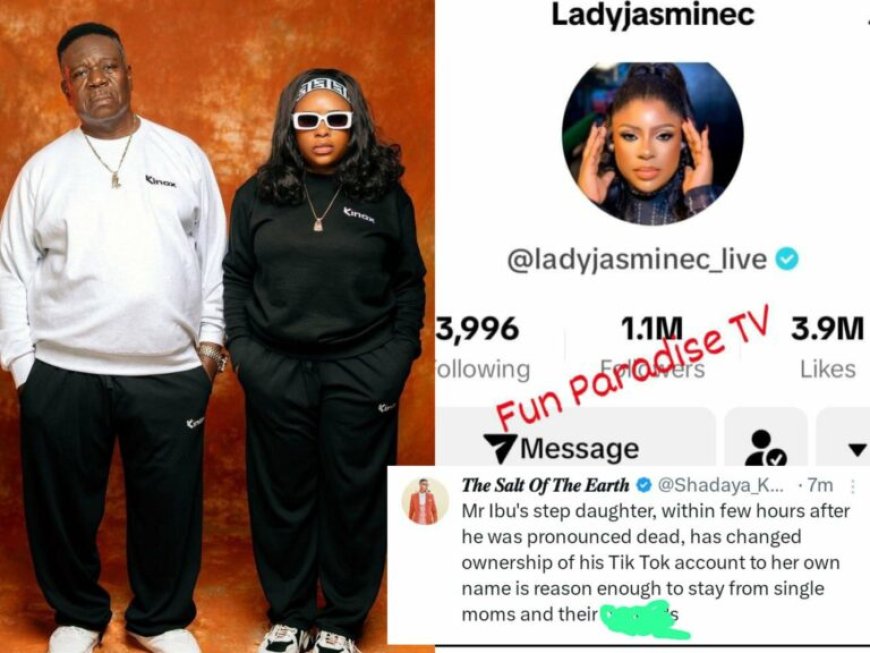 Nyuma y’amasaha make Mr Ibu apfuye umukobwa we yibye account ye ya Tik Tok ayihindura amazina