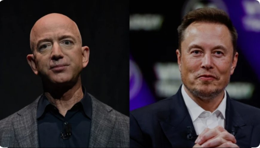 Jeff Bezos yongeye kuza ku mwanya wa Mbere mu bukire ku isi, Elon Musk yongeye guhigikwa