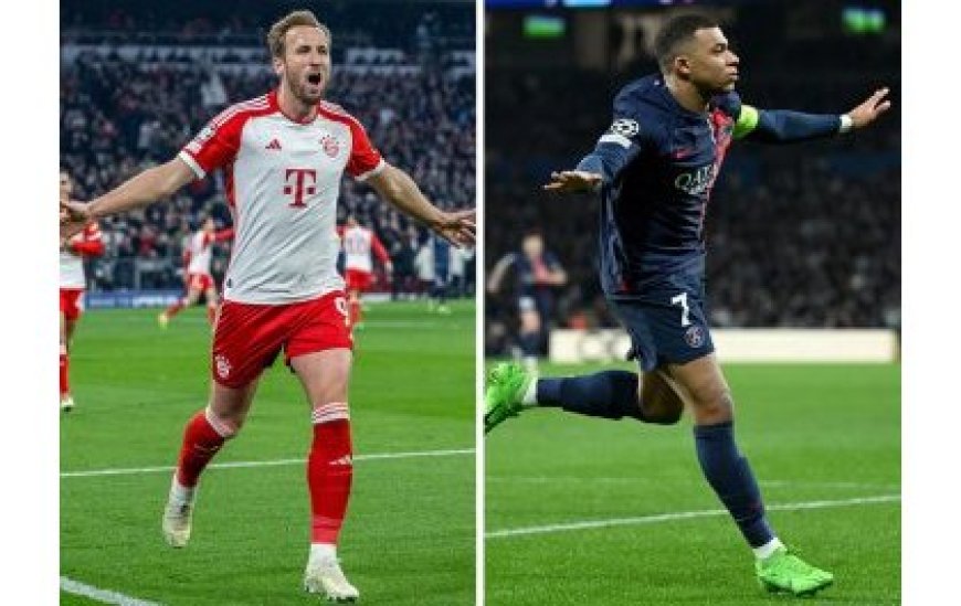 UEFA Champions League: Mbappé na Kane bagejeje PSG na Bayern Munich muri ¼